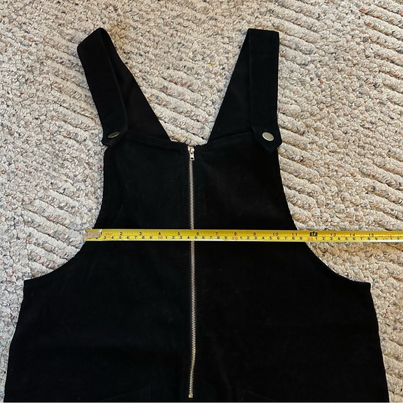 Love Olive Co. Black Corduroy Jumper Dress | M - Picture 8 of 8